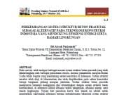 Perkembangan Sistem Struktur Beton Pracetak