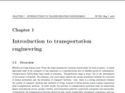 Transportation Engineering