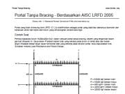 Portal Tanpa Bracing Berdasarkan AISC LRFD 2005