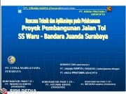 Rencana Teknik dan Aplikasinya pada Pelaksanaan Proyek Jalan Tol Waru-Bandara Surabaya