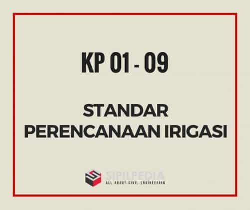 Standar Perencanaan Irigasi KP01 – KP09 | Sipilpedia