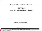 Desain Struktur Pondasi PLTU 2 Selat Panjang Riau