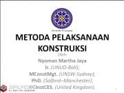 Metoda Pelaksanaan Konstruksi