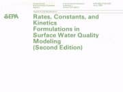 Rates, Constants, and Kinetic Formulation in Surface Water Quality Modelling Second Edition