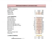 Cek Penampang Baja Kolom Gable