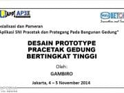 Desain Prototype Pracetak Gedung Bertingkat Tinggi