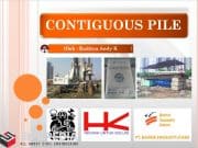 Metode Kerja Contiguous Pile