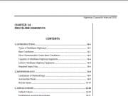 Highway Capacity manual 2010 : Multilane Highway