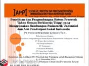 Penelitian dan Pengembangan Sistem Pracetak Tahan Gempa Berkinerja Tinggi