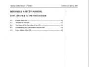 Highway Safety Manual