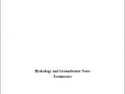 Hidrology and Groundwater Notes