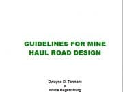 Guidelines for Mine Haul Road Design