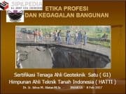 Etika Profesi dan Kegagalan Bangunan