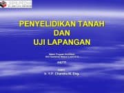 Penyelidikan Tanah dan Uji Lapangan