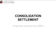 Consolidation Settlement