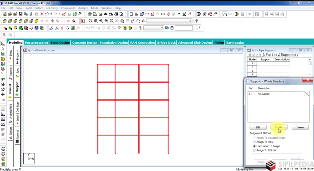 staad pro v8i tutorial ppt