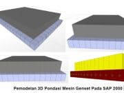 Perhitungan Struktur Rumah Genset