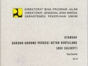 Standard Box Culvert Tipe Double