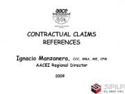 Contractual Claims References