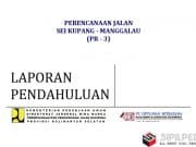 Laporan Pendahuluan Perencanaan Jalan