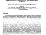 Perilaku Interaksi Tanah-Geotekstil Terhadap Parameter Kuat Geser