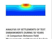 ANALYSIS OF SETTLEMENTS OF TEST EMBANKMENTS DURING 50 YEARS