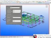 Fire Proofing Calculator di Tekla Structure