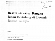 Desain Struktur Rangka Beton Bertulang di Daerah Rawan Gempa
