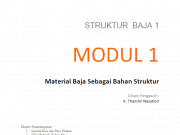 Modul MK Struktur Baja I