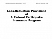 Loss-Reduction Provisions Of A Federal Earthquake Insurance Program