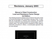 Manual of Steel Construction LRFD 2003