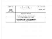 Standard Practice For Concrete For Civil Works Structures
