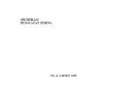 Spesifikasi Penguatan Tebing