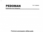 Pedoman Penempatan Utilitas Pada Daerah Milik Jalan 2004