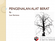 Pengenalan Alat Berat