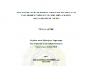 Analisa Daya Dukung Pondasi Tiang Pancang (Mini Pile) Pada Proyek Pembangunan RSIA Medan