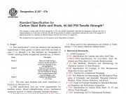 Standard Specification for Carbon Steel Bolts and Studs, 60 000 PSI Tensile Strength1