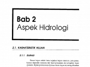 BAB 2 Aspek hidrologi