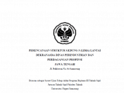 Perencanaan Struktur Gedung 5 (Lima) Lantai Dekranasda Dinas Perindustrian Dan Perdagangan Propinsi Jawa Tengah