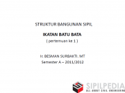 MK Struktur Bangunan Sipil I