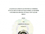 Tesis Analisa Daya Dukung Dan Penurunan Pondasi BorePile