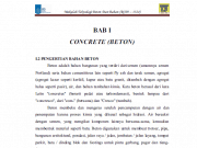 Makalah Teknologi Beton dan Bahan
