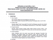Kerangka Acuan Kerja ( Kak ) Pekerjaan Konsultansi Perencanaan Pematangan Lahan ( Cut & Fill ) Balikpapan Islamic Centre / Bic