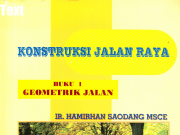 Konstruksi Jalan Raya Buku 1 Geometrik Jalan
