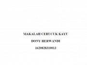 Makalah Cerucuk Kayu