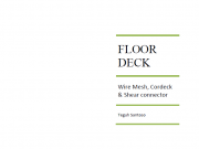 Floor Deck (Wire Mesh, Cordeck & Shear connector)
