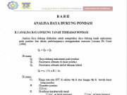 Perhitungan Daya Dukung Pondasi