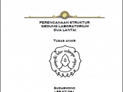 Tugas Akhir Perencanaan Struktur Gedung Laboratorium Dua Lantai