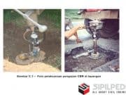 Uji CBR (California Bearing Ratio) di Laboratorium