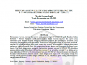 PERENCANAAN RUNWAY, TAXIWAY DAN APRON UNTUK PESAWAT TIPE B 737-900 ER PADA BANDARA SULTAN BABULLAH – TERNATE